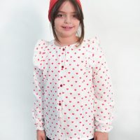 شومیزدخترانه قلب4سال