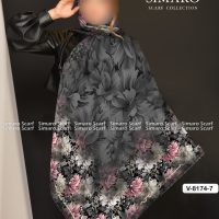 روسری کرپ حریر عرض ۱۰۵ طرح ۲