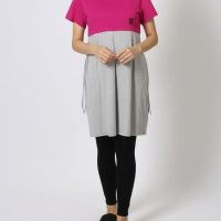 پیراهن شیردهی دارای زیپ مخفی  فری تا سایز۴۸